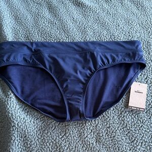 Nike Women's Navy Bikini Bottoms